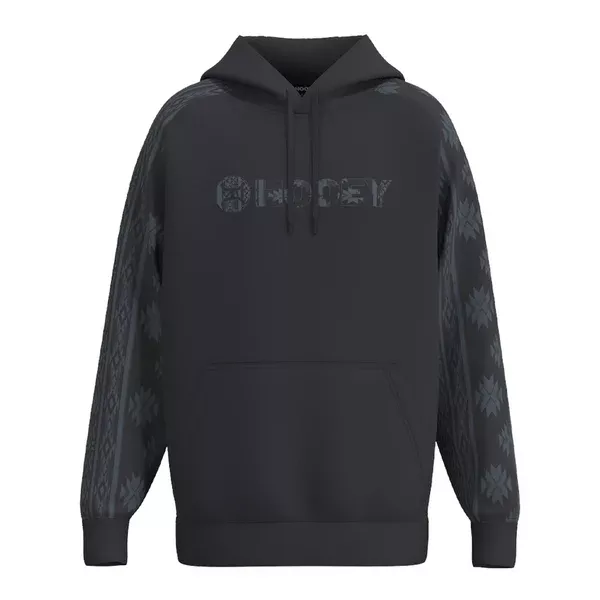Hooey Mens Fender Hoody with Grey Pattern