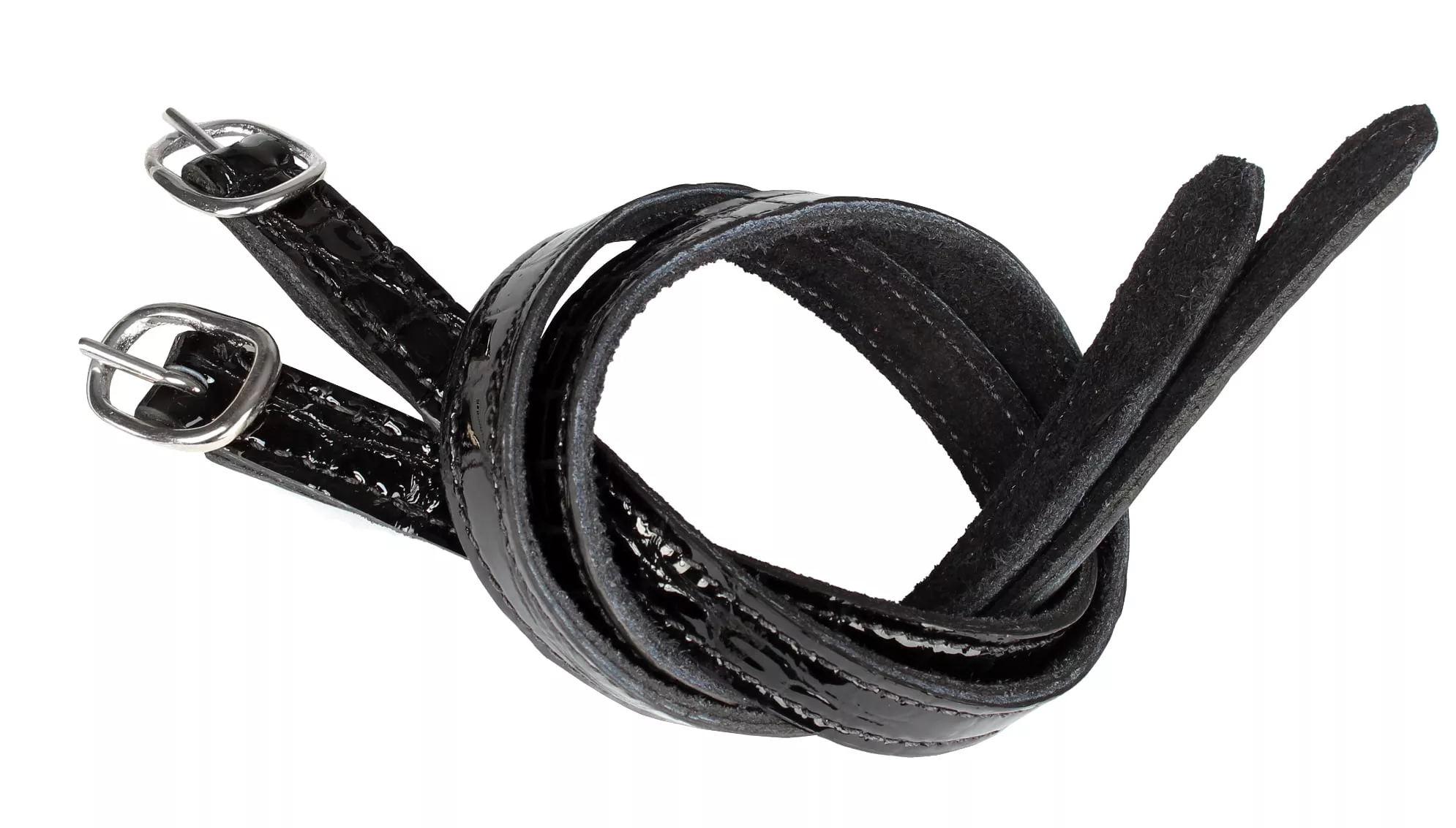 Horka Croco Leather Spur Straps