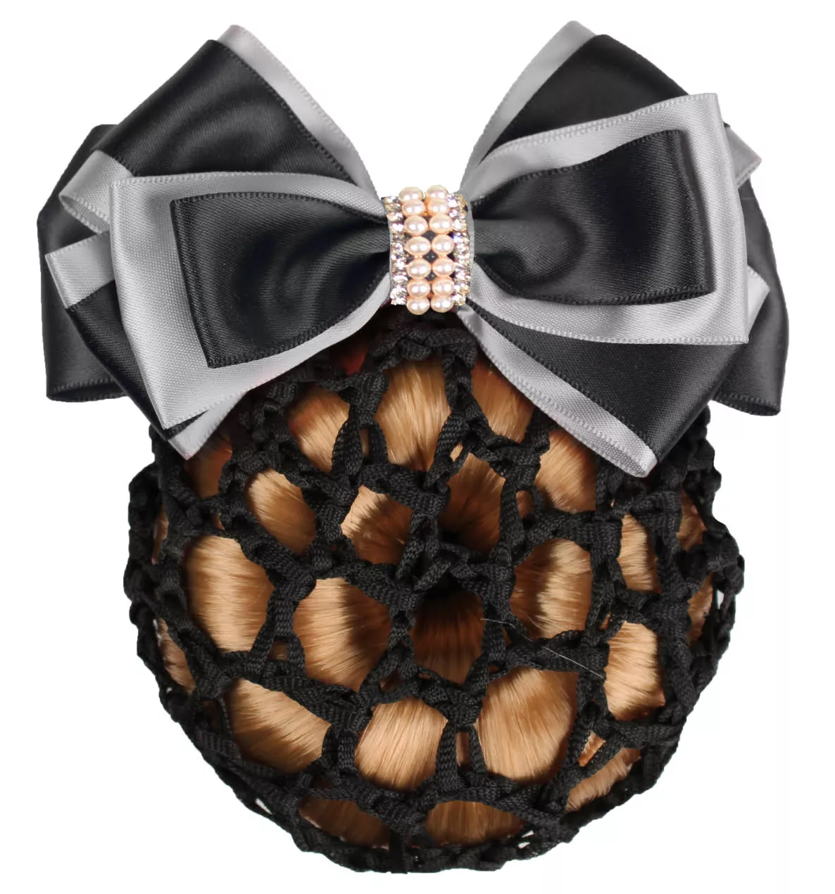 Horka Show Bow Premium Black and Grey Stripe