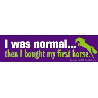 Horse Bumper Sticker