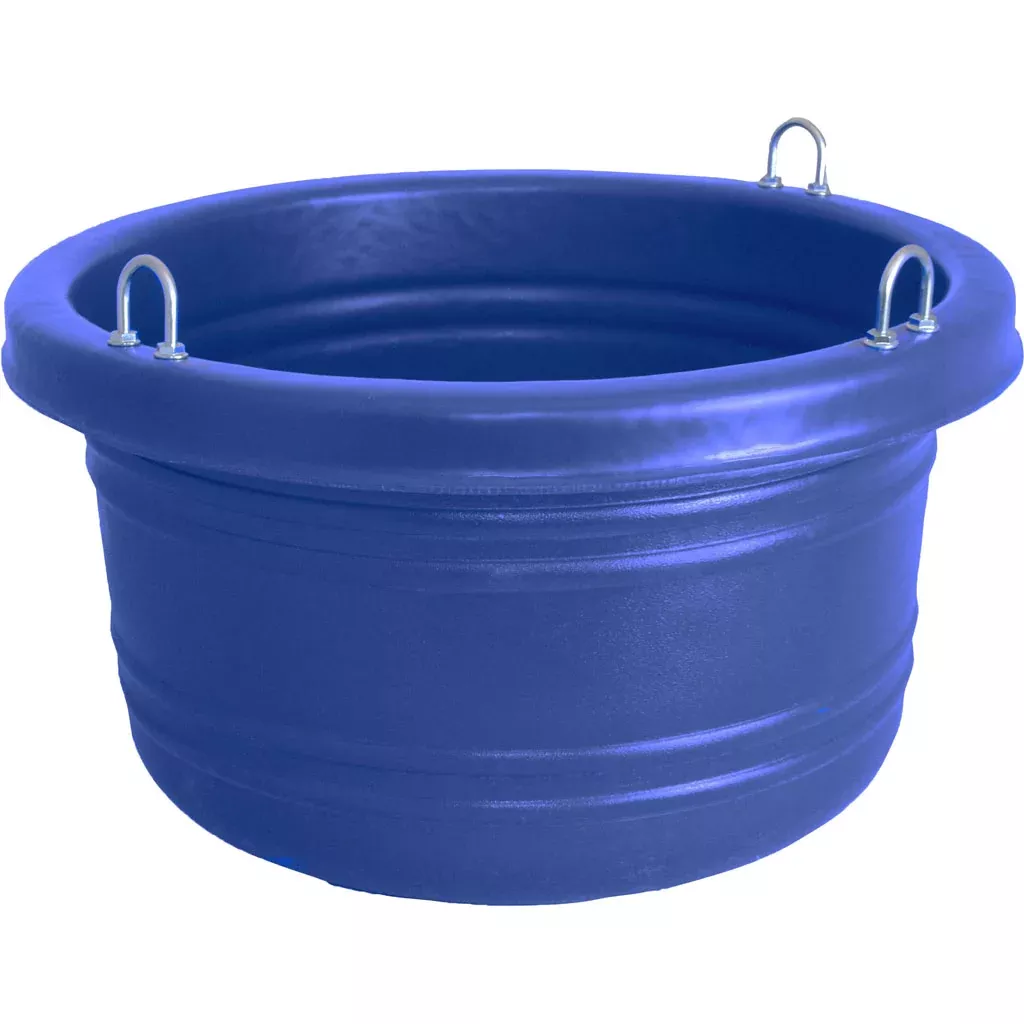 Horsemen's Pride Large Feed Tub, 30 Qt., Navy