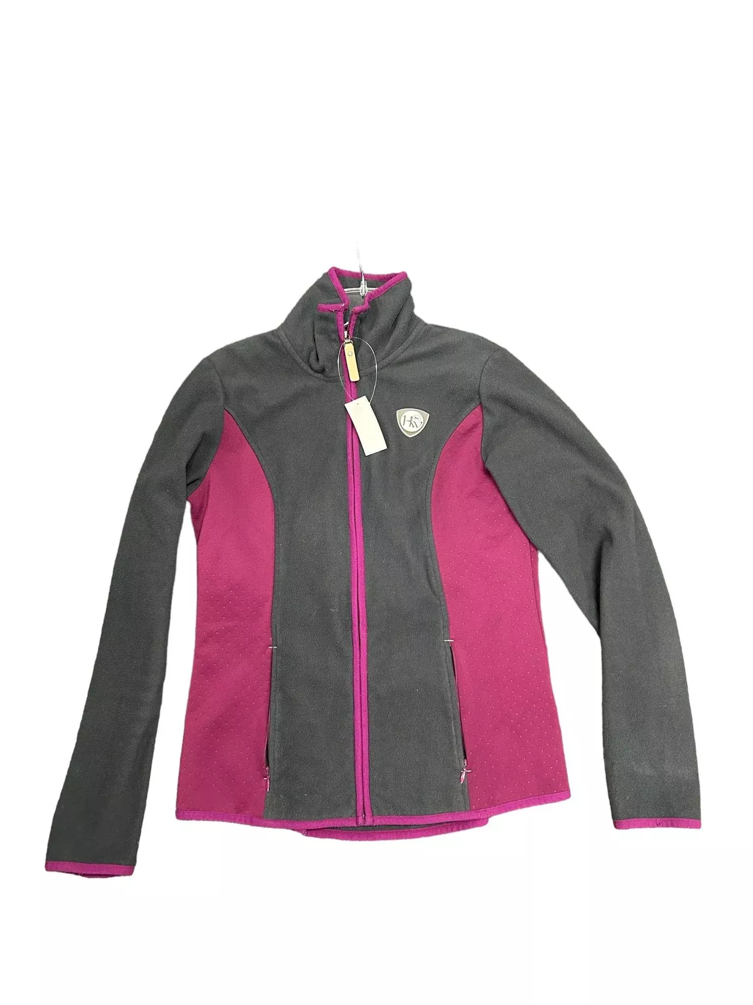 Horseware Fleece Jacket - Grey/Magenta MED - USED