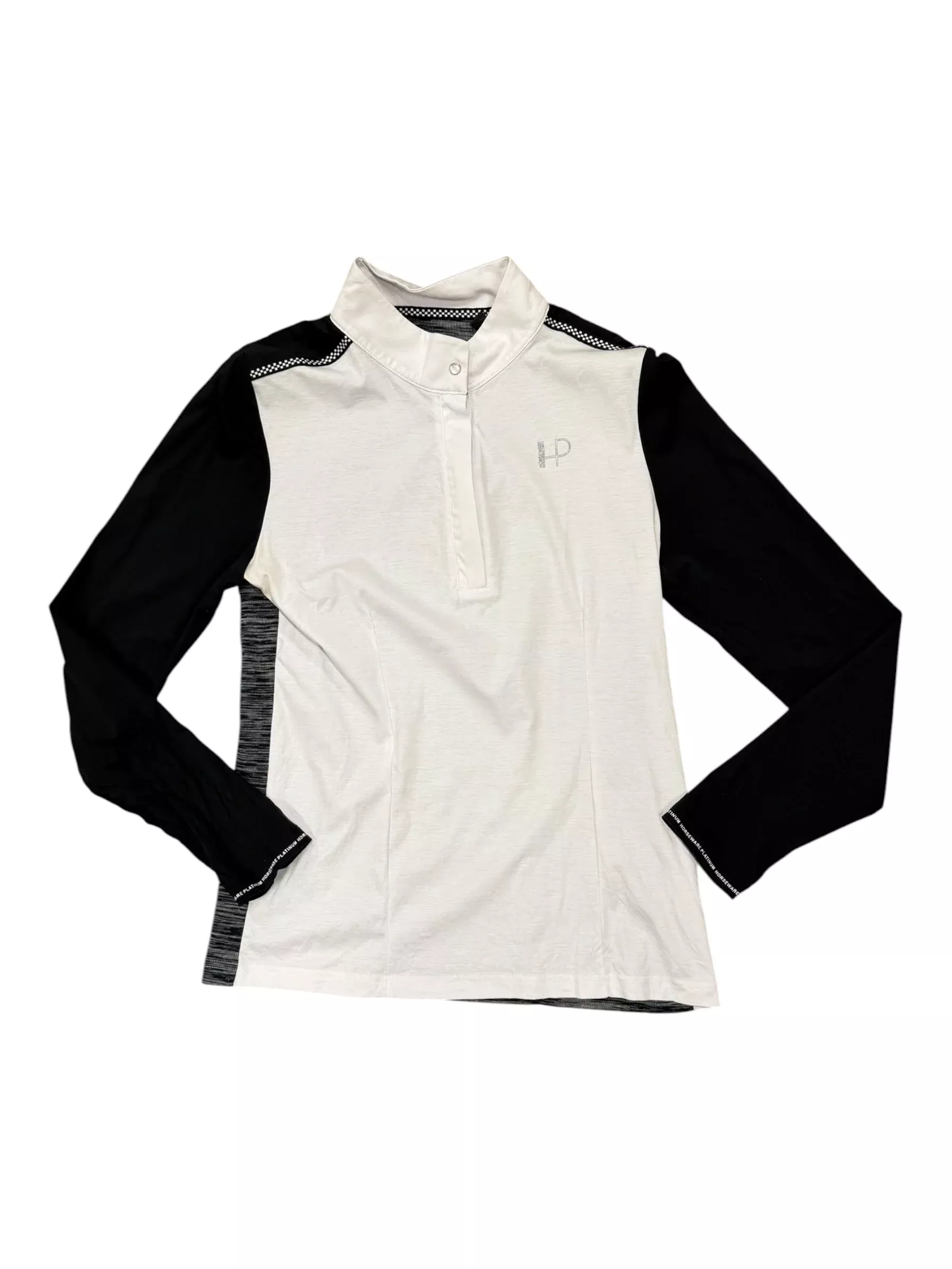 Horseware Platinum Show Shirt - White/Black - M - USED