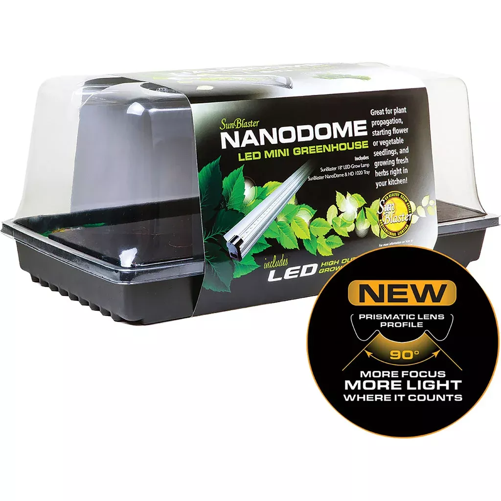 Hydrofarm SunBlaster NanoDome LED Mini Greenhouse