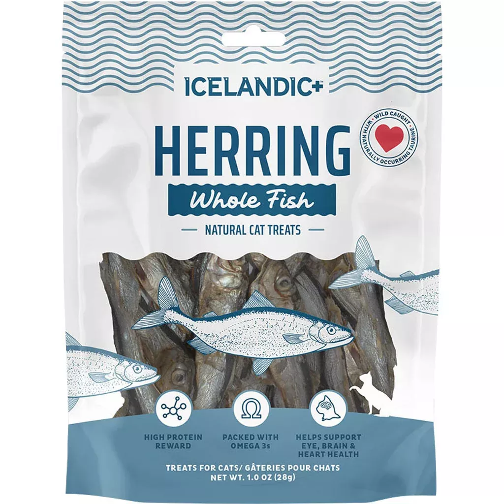 Icelandic+ Herring Whole Fish Cat Treat, 1 oz