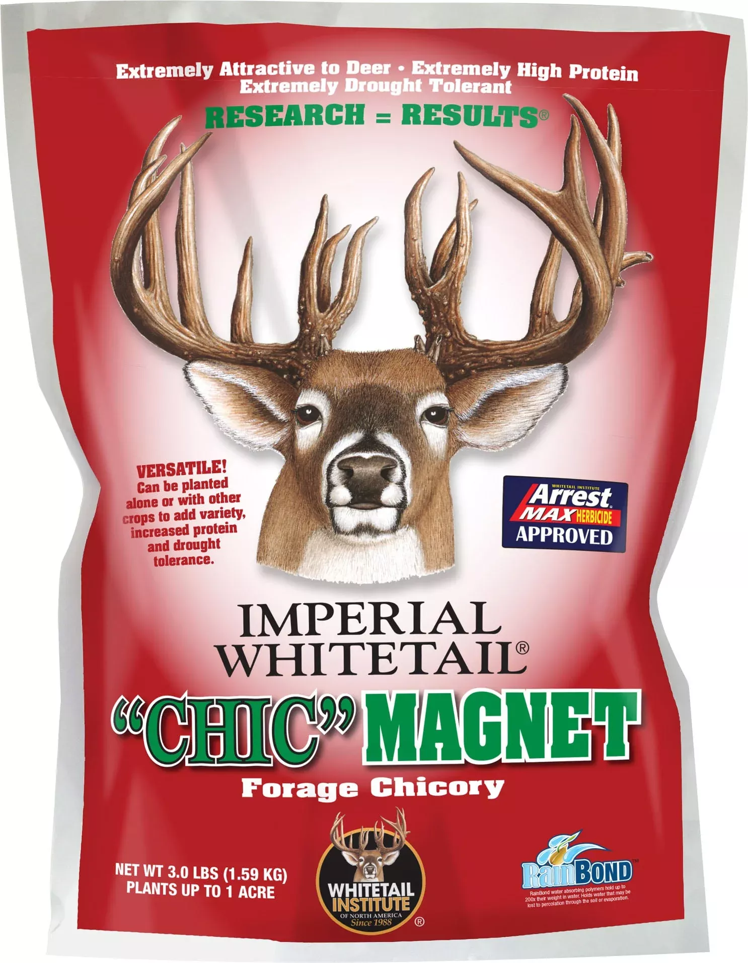 Imperial Whitetail Chic Magnet Forage Chicory Seed 3 lb