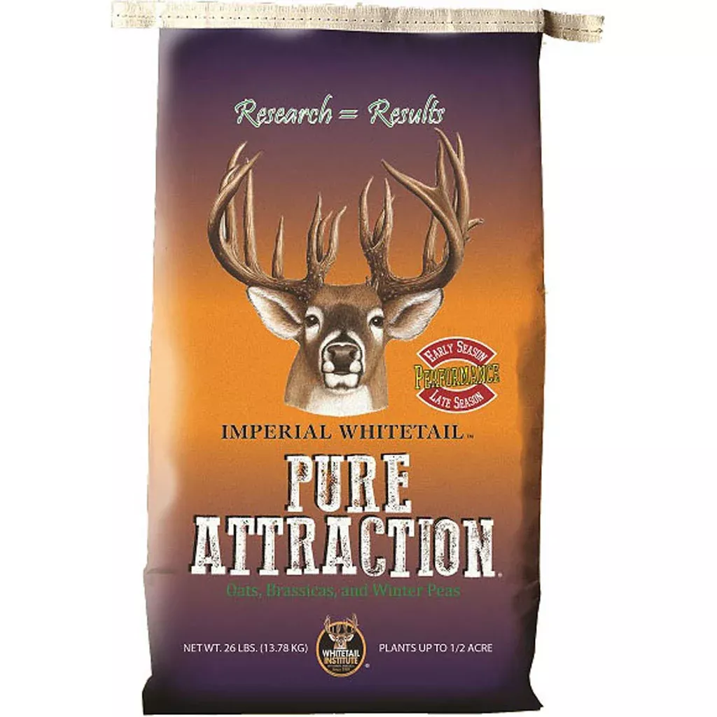 Imperial Whitetail Pure Attraction Food Plot Seed 26 lb