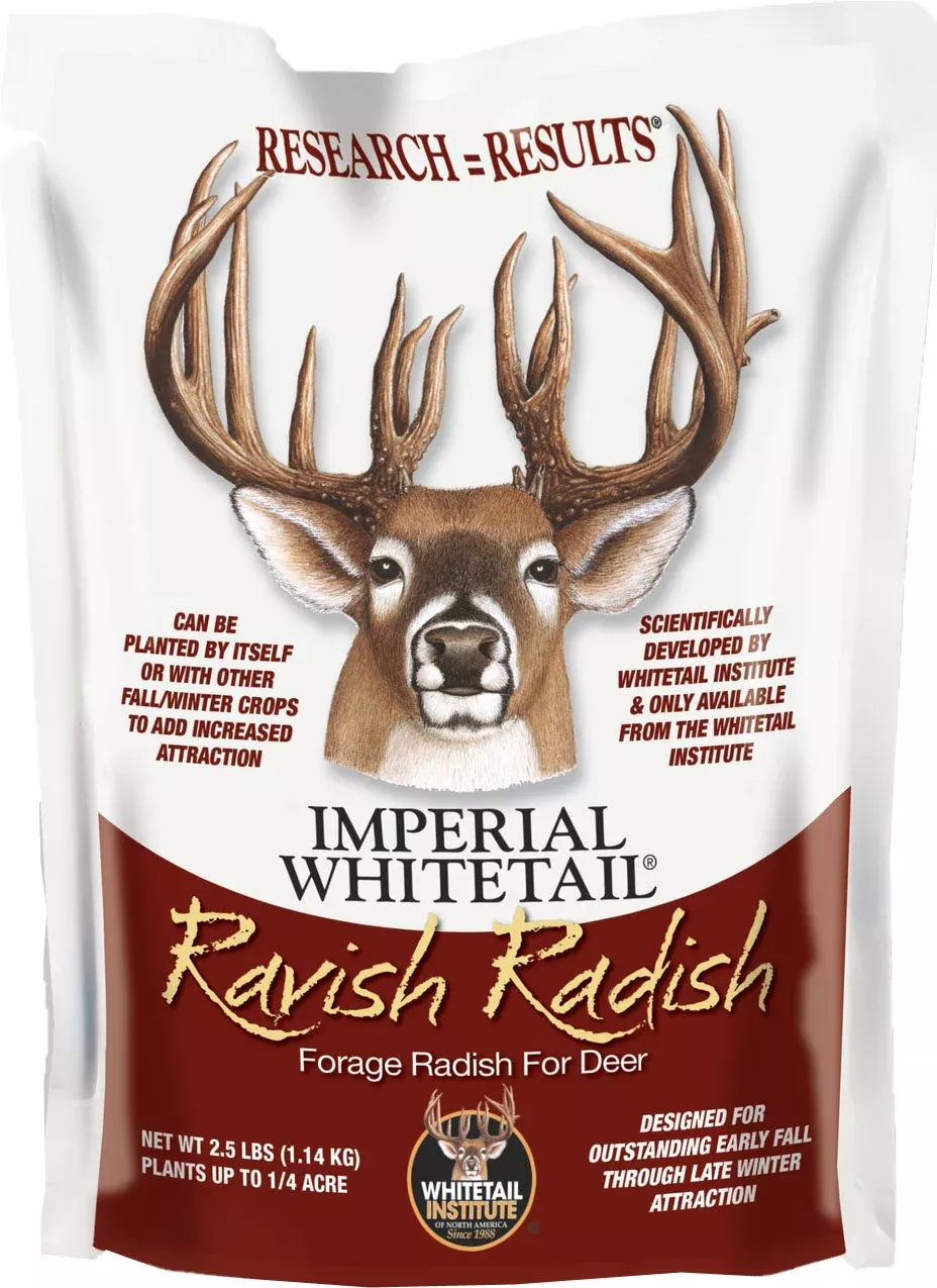 Imperial Whitetail Ravish Radish Food Plot Seed 2.5 lb