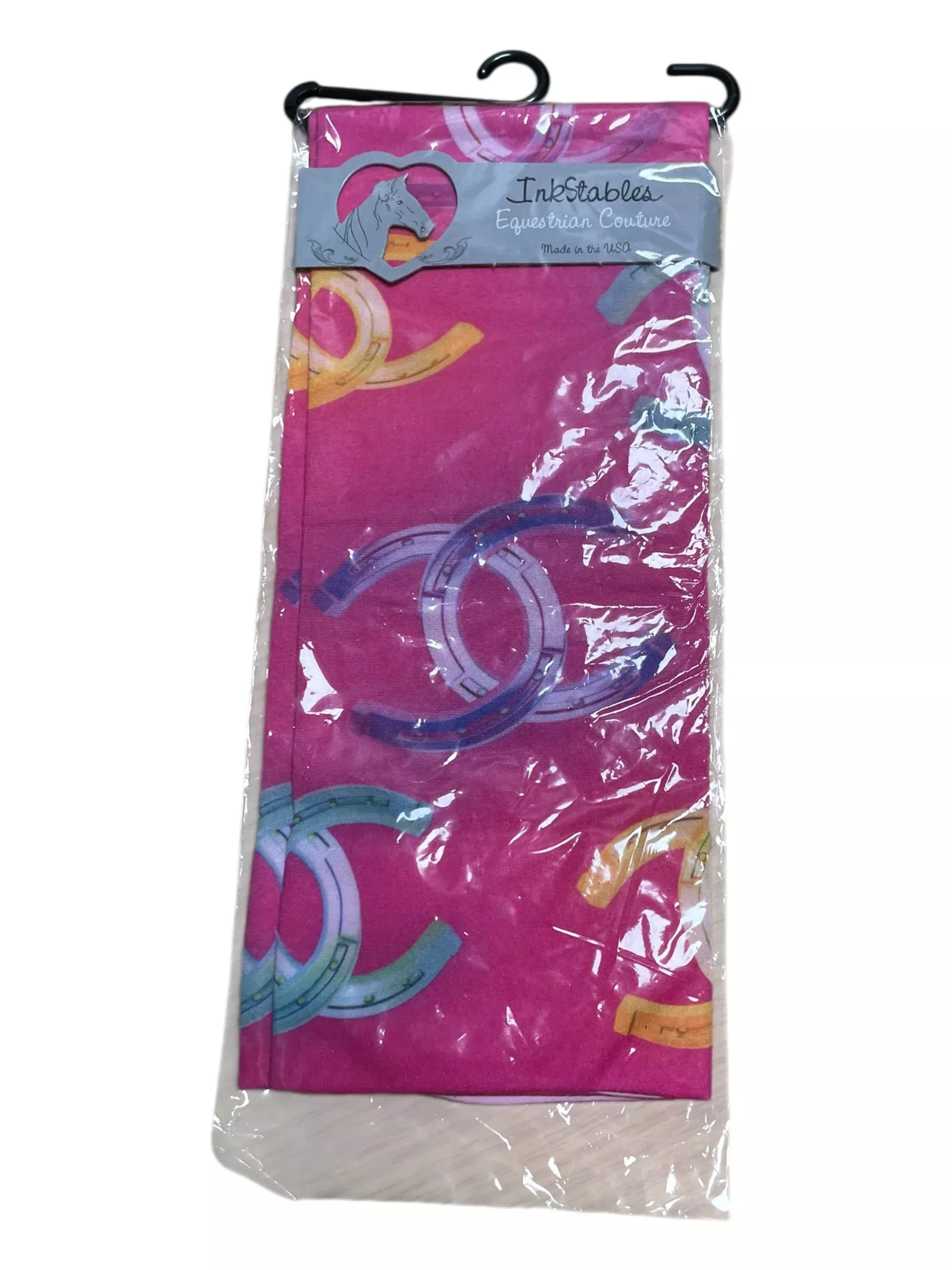 InkStables Boot Socks *NWT* - Pink Horseshoes - One Size Fits Most - USED
