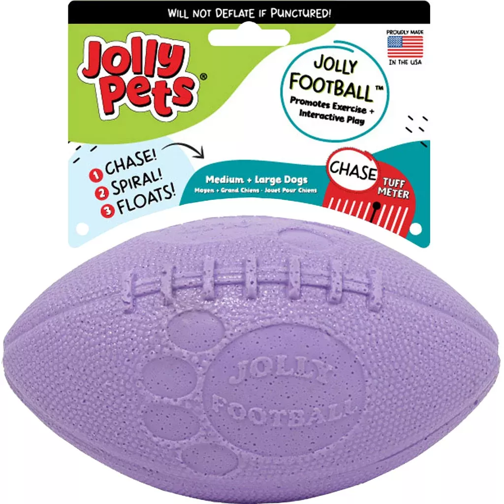 Jolly Pets Football, Light Purple, 8 in