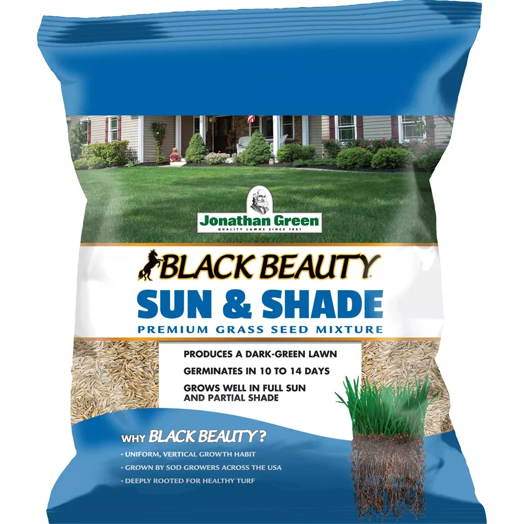 Jonathan Green Black Beauty Sun & Shade Grass Seed Mixture, 1 lb
