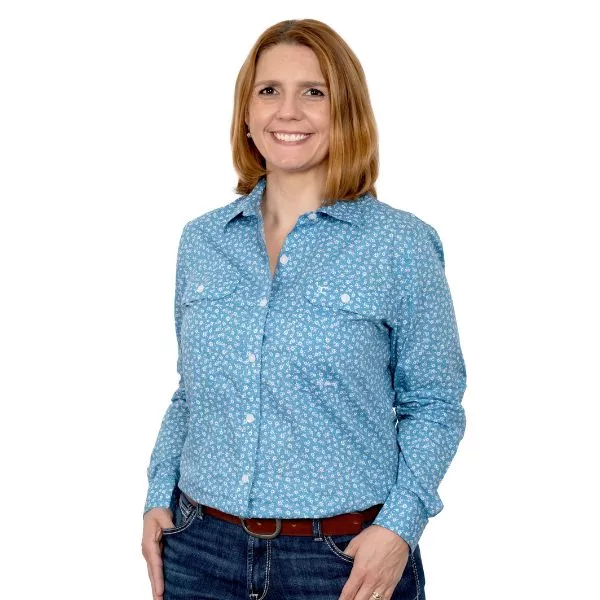 Just Country Womens Abbey Full Button Work Shirt