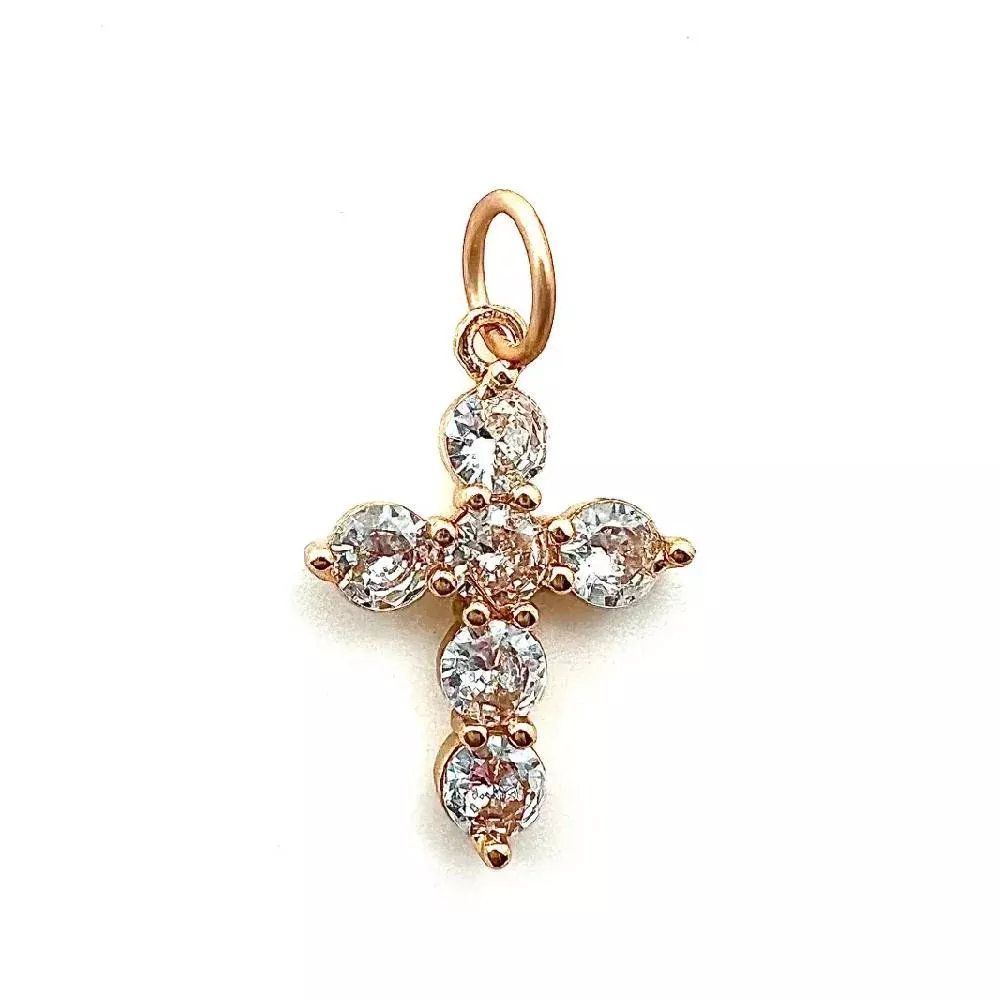 Karli Buxton Cross Clear Pendant