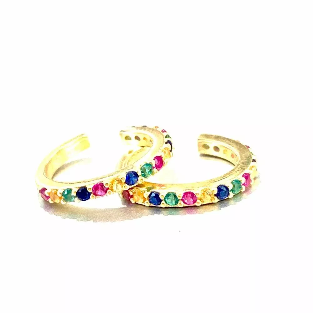 Karli Buxton Double Rainbow Ear Cuff