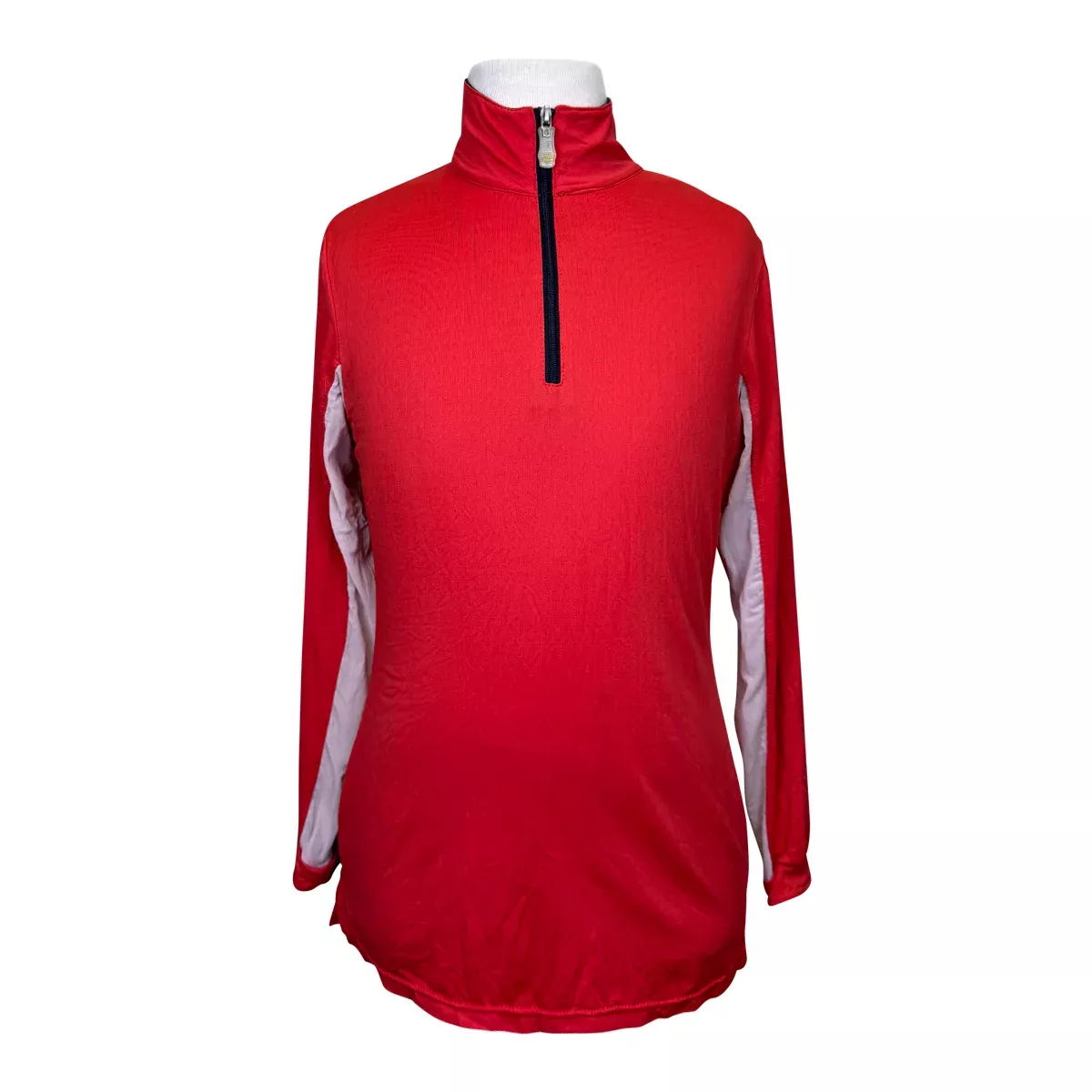 Kastel Long Sleeve 1/4 Zip in Red - Children's Medium