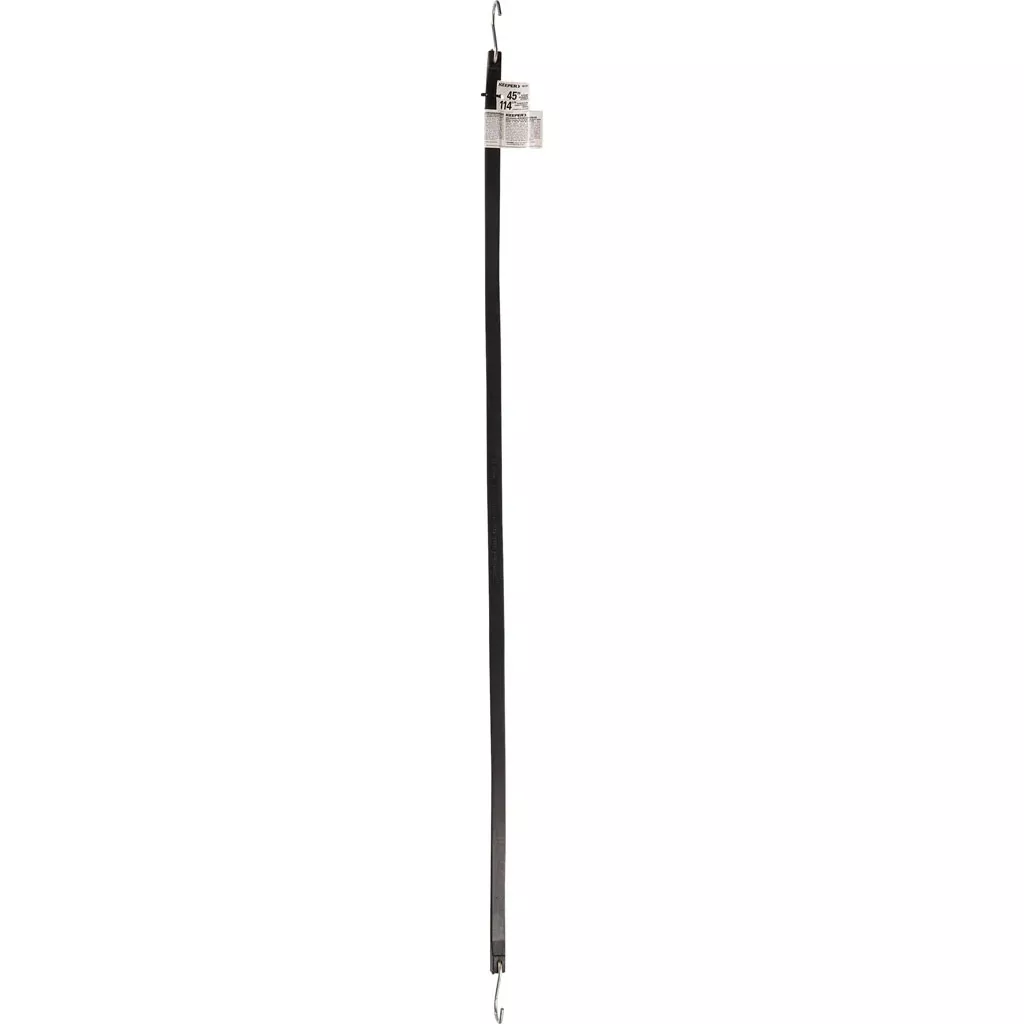 Keeper Epdm Rubber Strap W/s Hooks 45 IN Black