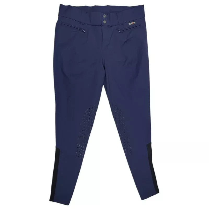 Kerrits 'Affinity Ice Fil' Breech in Navy - Women's Large