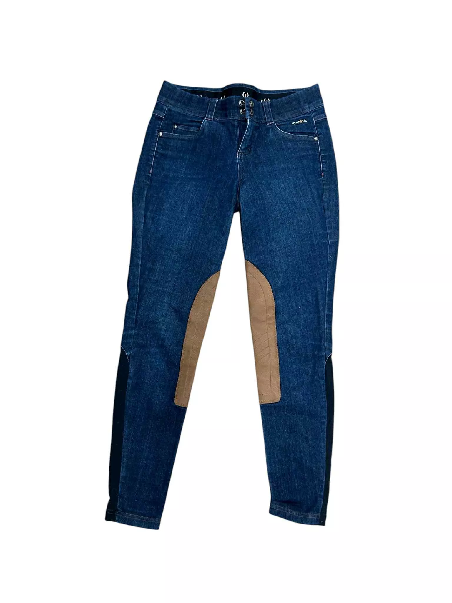 Kerrits KP Denim Breeches - S - Blue - USED