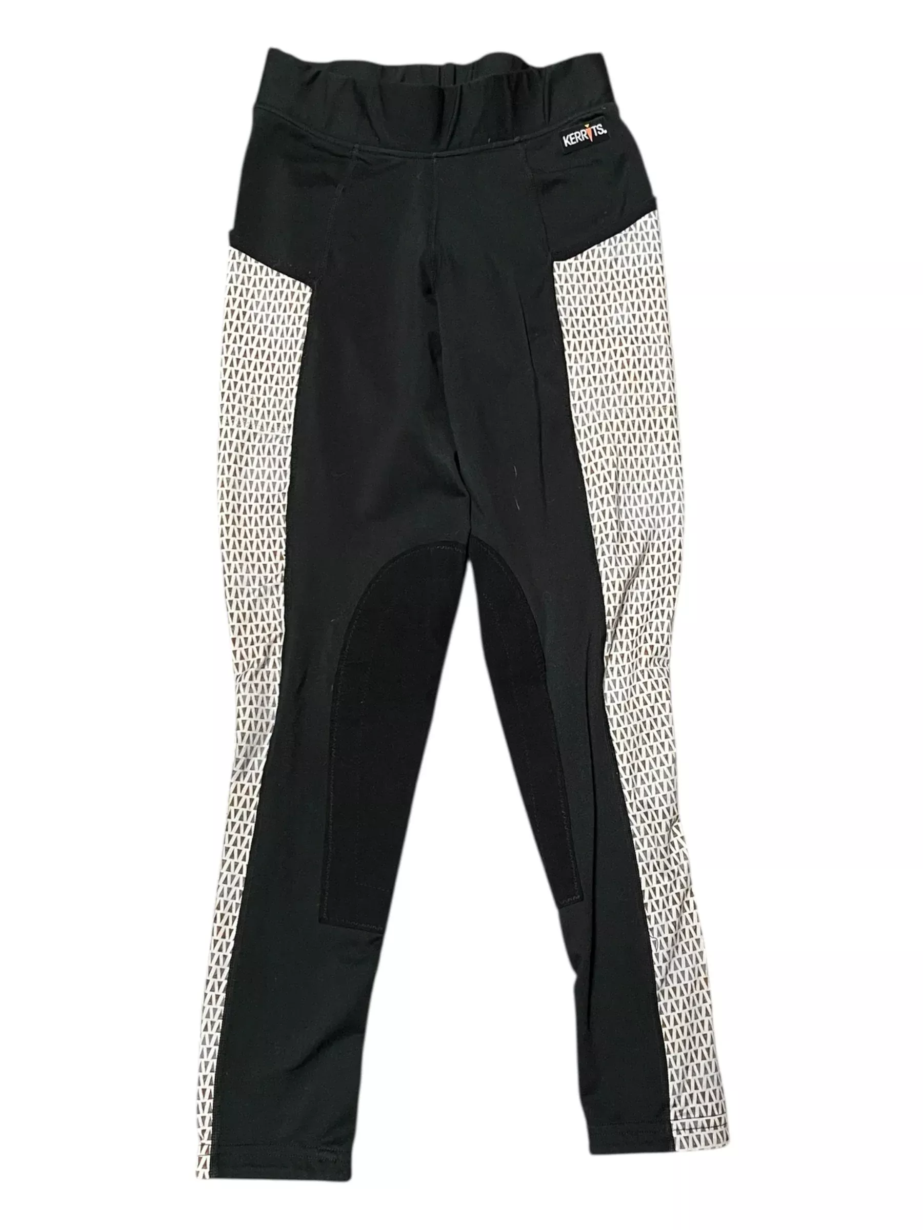 Kerrits KP Tight - Black/Beige Pattern - XS - USED