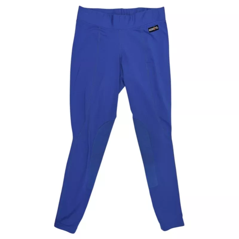 Kerrits Performance Knee Patch Tights in Blueberry - Women's Medium