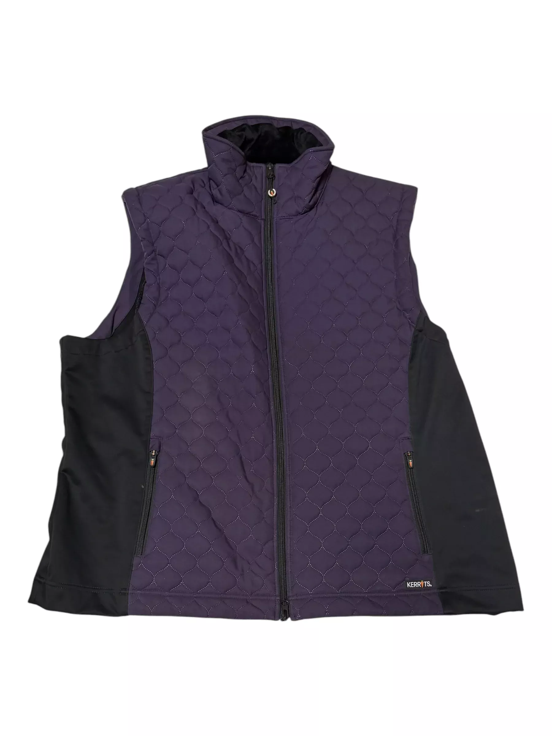 Kerrits Quilted Vest - Purple/Black - 2X - USED