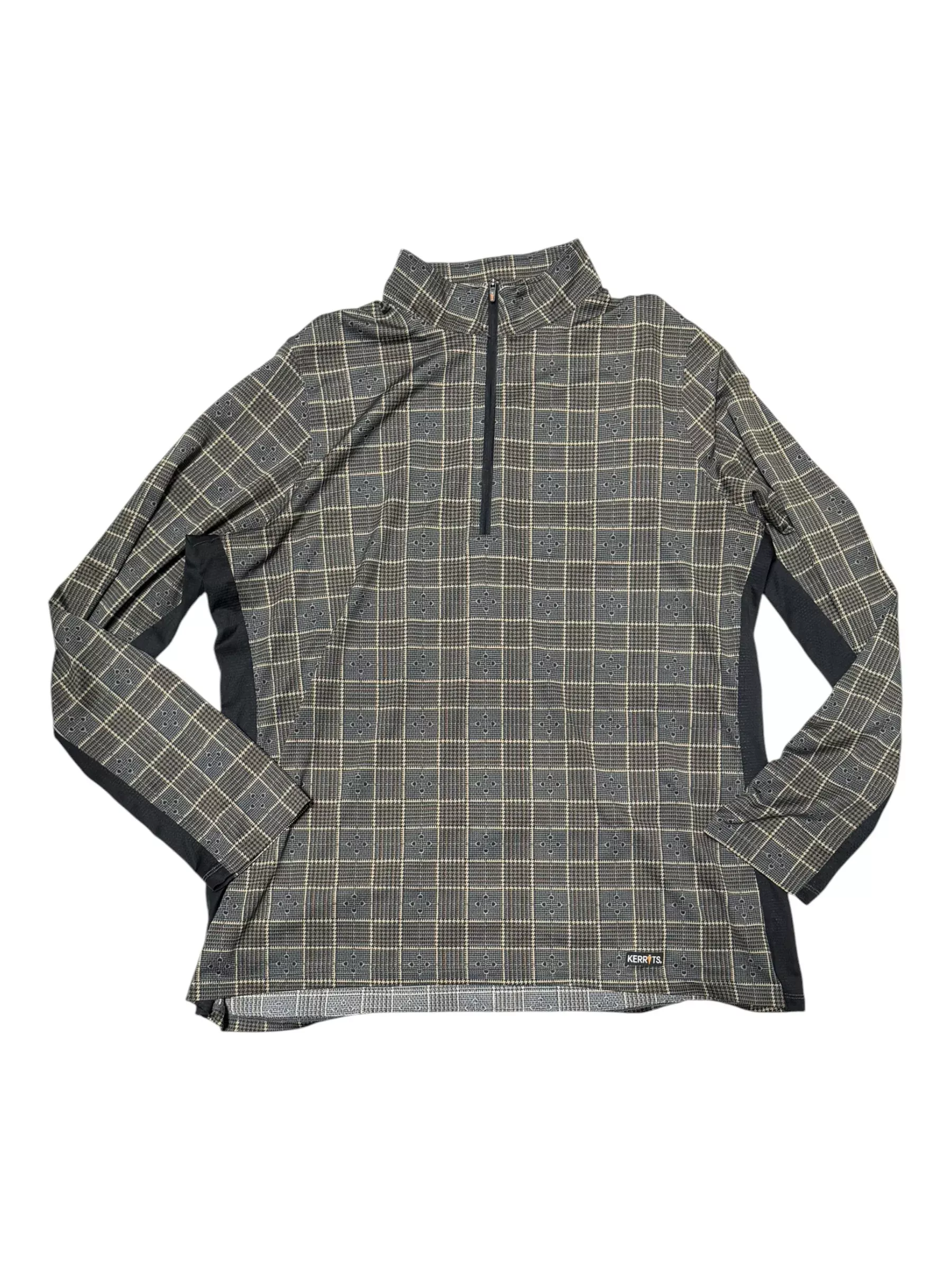 Kerrits Sun Shirt - Gray/Tan Pattern - 1X - USED