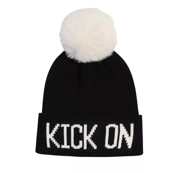 Kick On Beanie with Pom