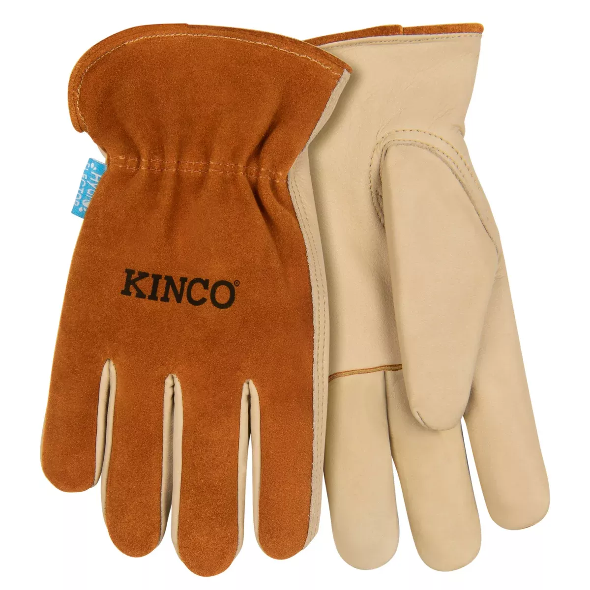 Kinco Water-Resistant Premium Grain & Suede Cowhide Driver
