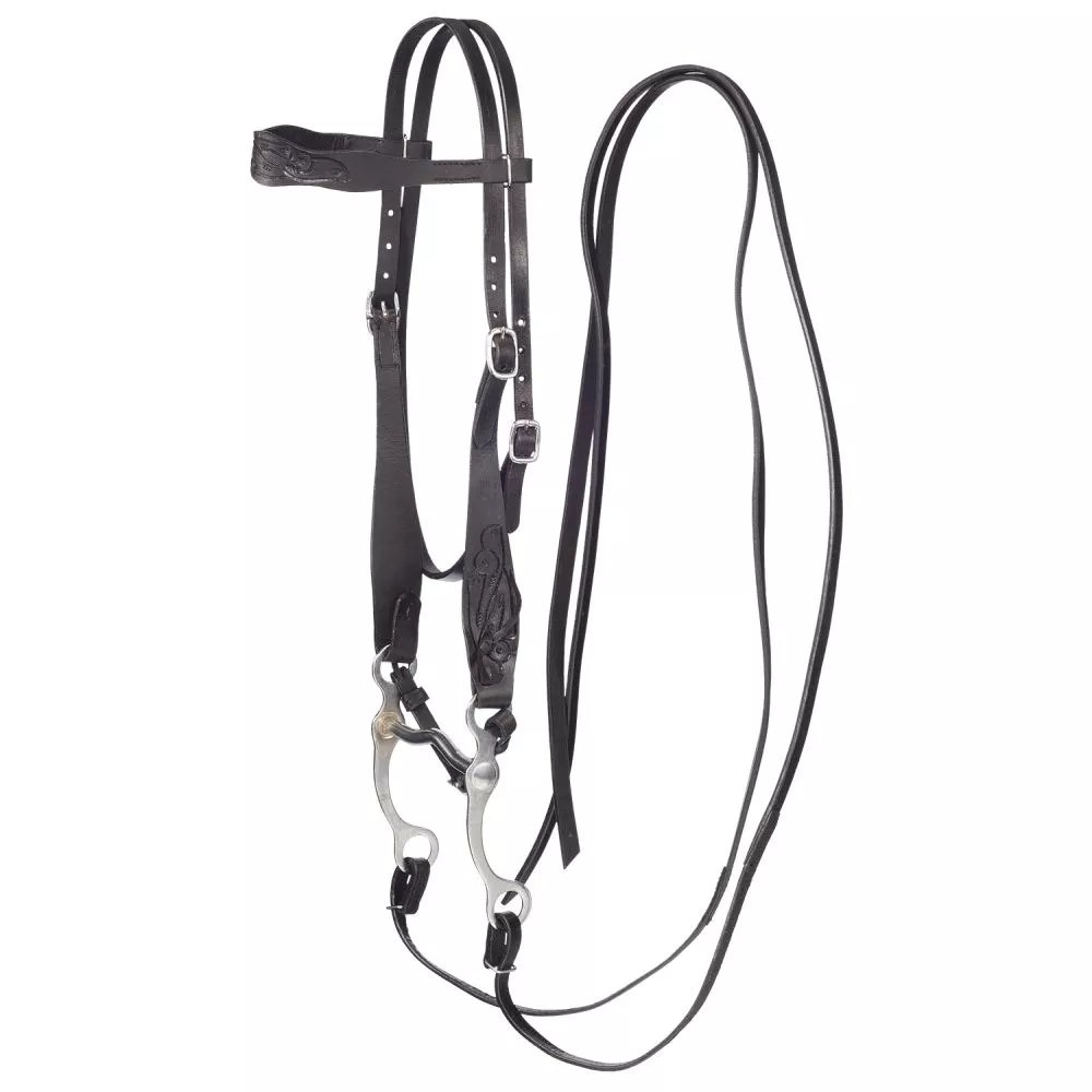 King Series Western Embossed Bridle