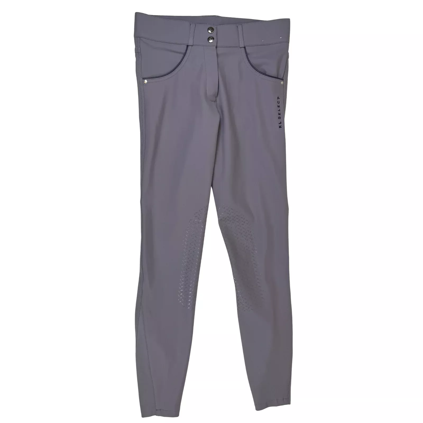 KL Select 'Gabrielle' Knee Patch Breeches in Greige - Women's 24R