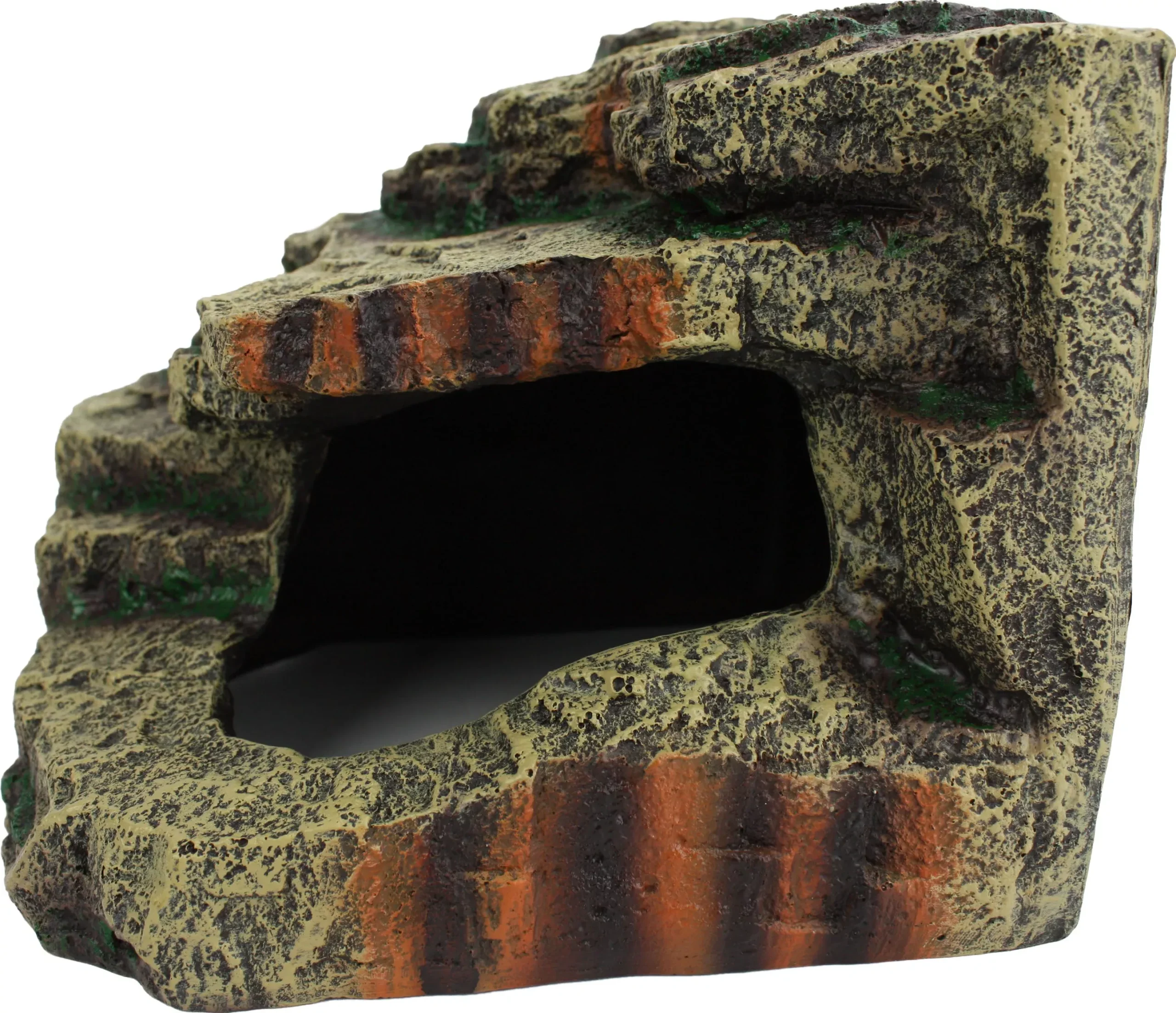 Komodo Corner Hut Reptile Hide, Large, Natural