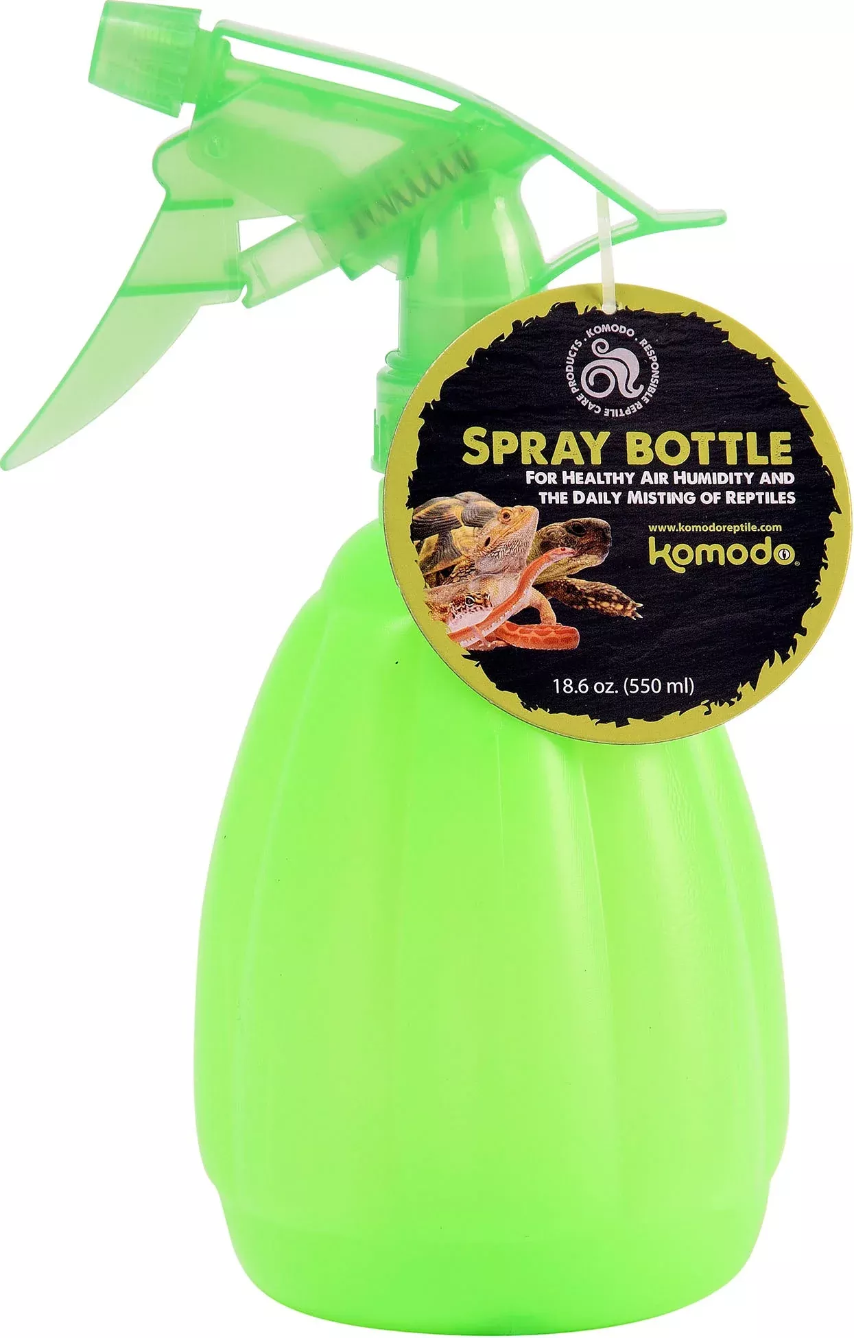 Komodo Spray Bottle, Green, 550 mL