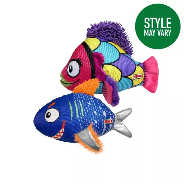 Kong Reefz Fish/Shark Dog Toy