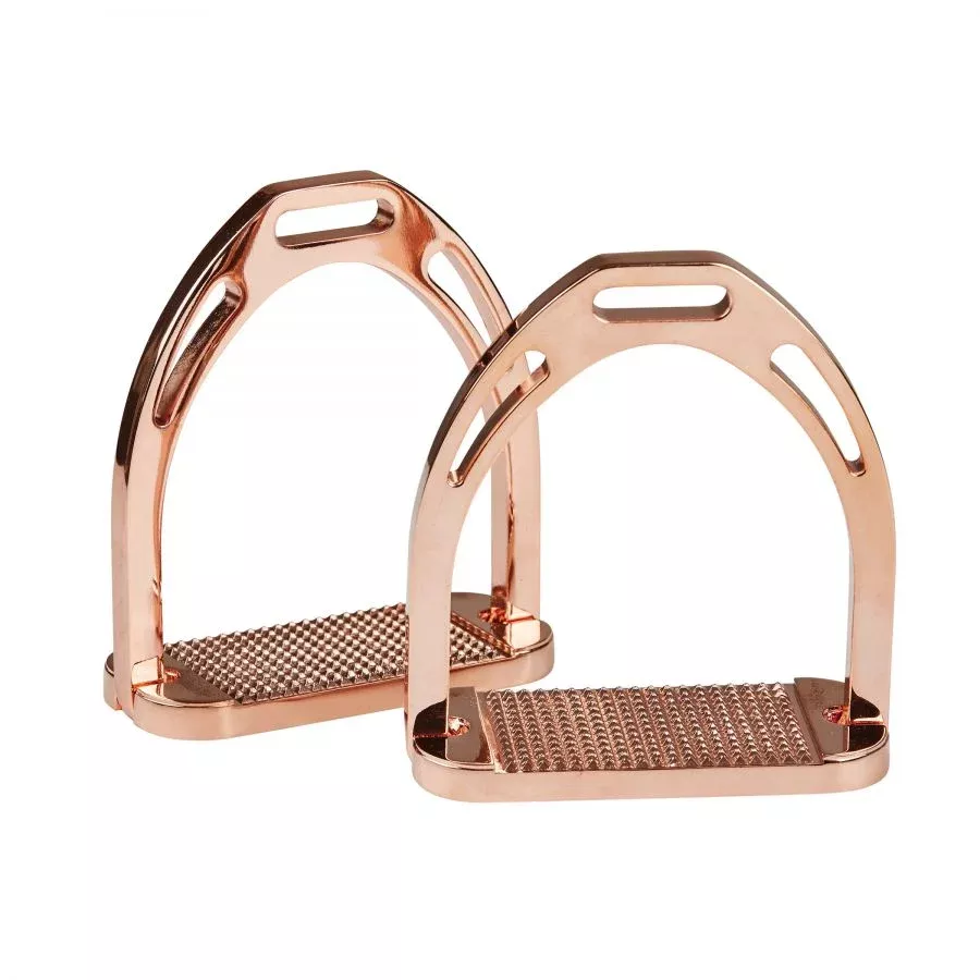 Korsteel Rose Gold Stirrup Irons