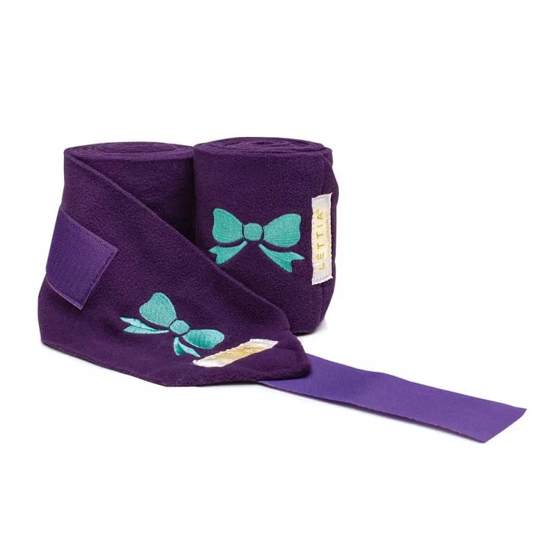 LÉTTIA Embroidered Polo Wraps – Bows