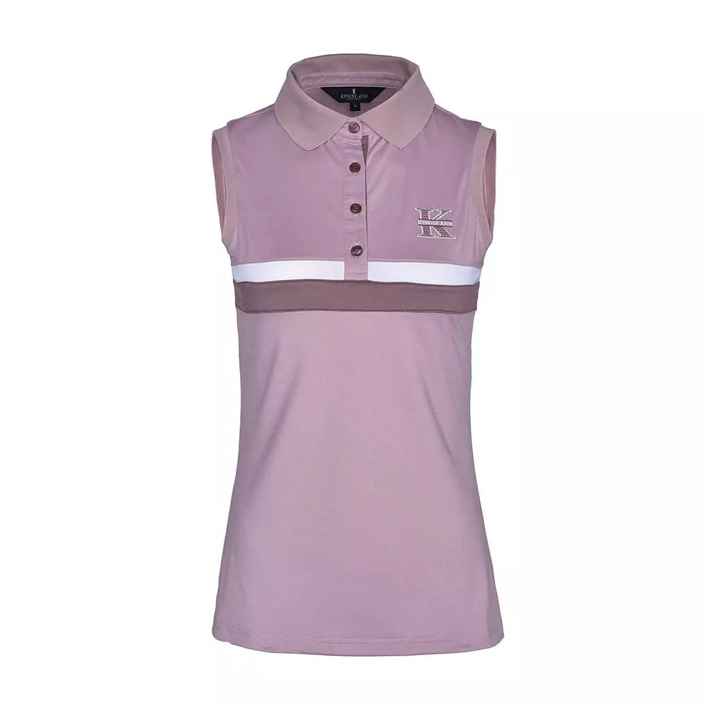 Ladies Technical Sleeveless Polo Shirt KLLydia