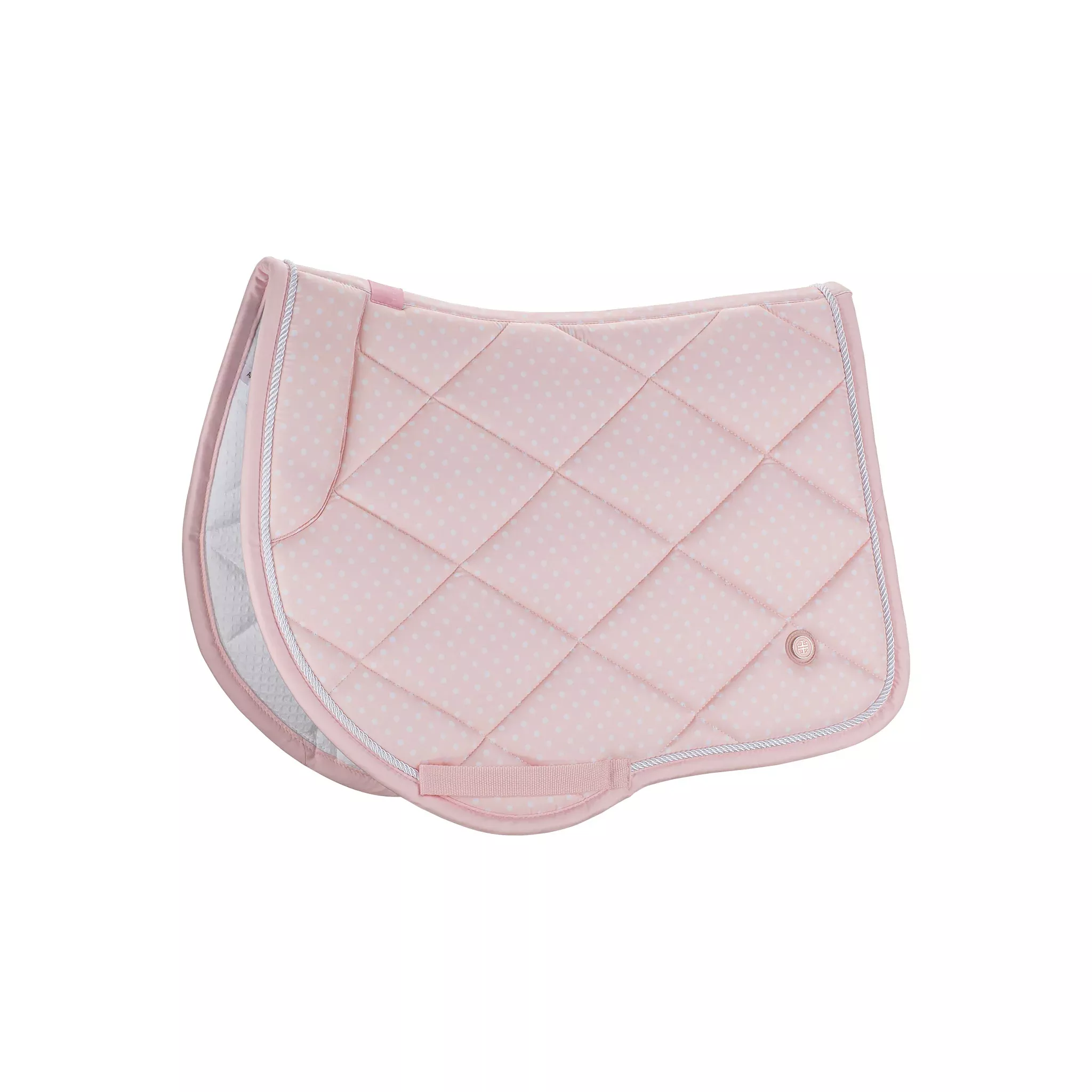 Lara Tweedie Pink Polka Dot Jump Saddle Pad