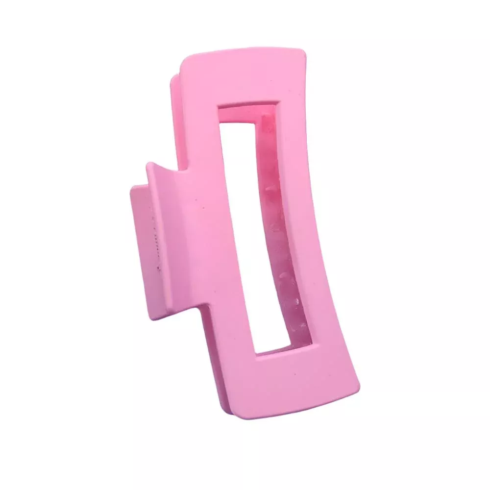 Large Classic Matte Hair Claw Clip - Spring Pink