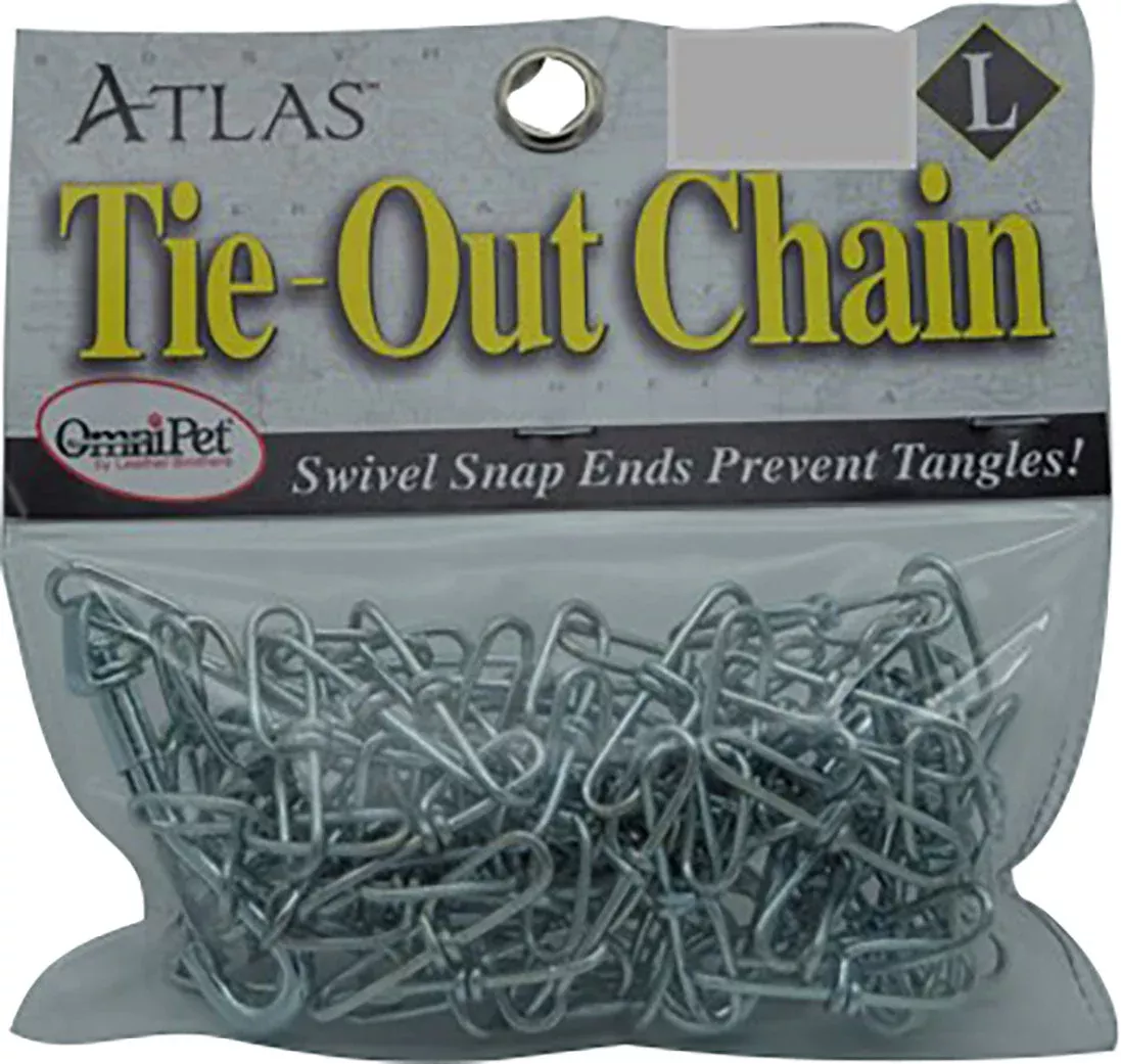 Leather Brothers Tie-Out Chain, Extra Heavy, 3.8 mm