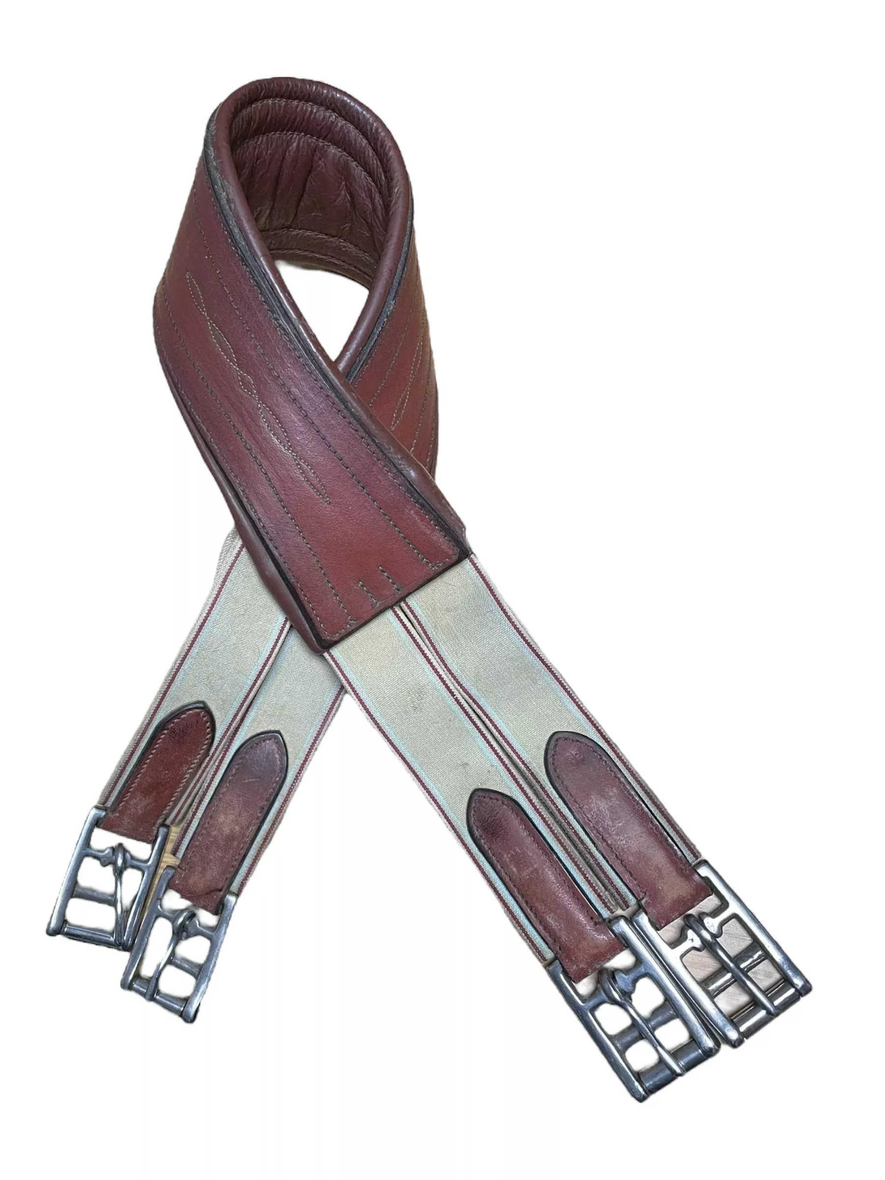 Leather Girth - Brown - 34 - USED
