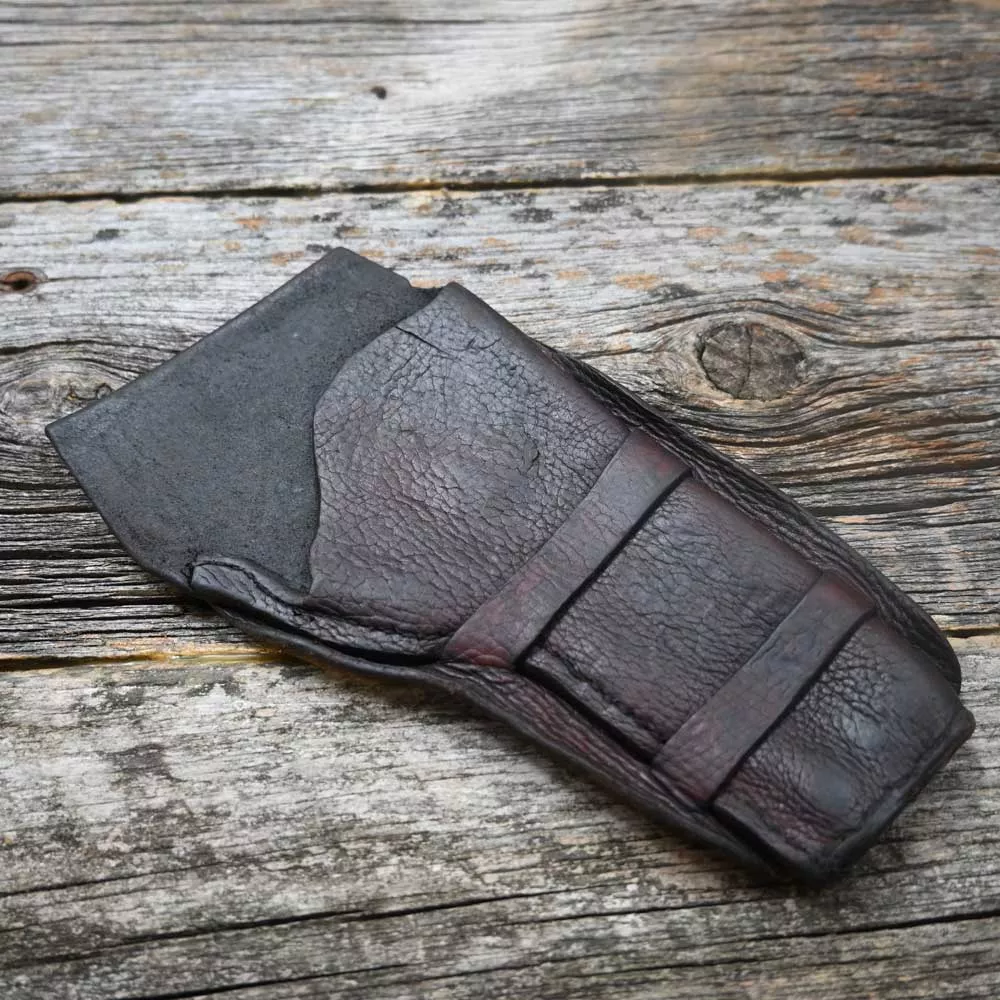 Leather Gun Holster w/ Open End