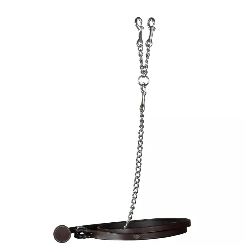 Leather Lead with Chain