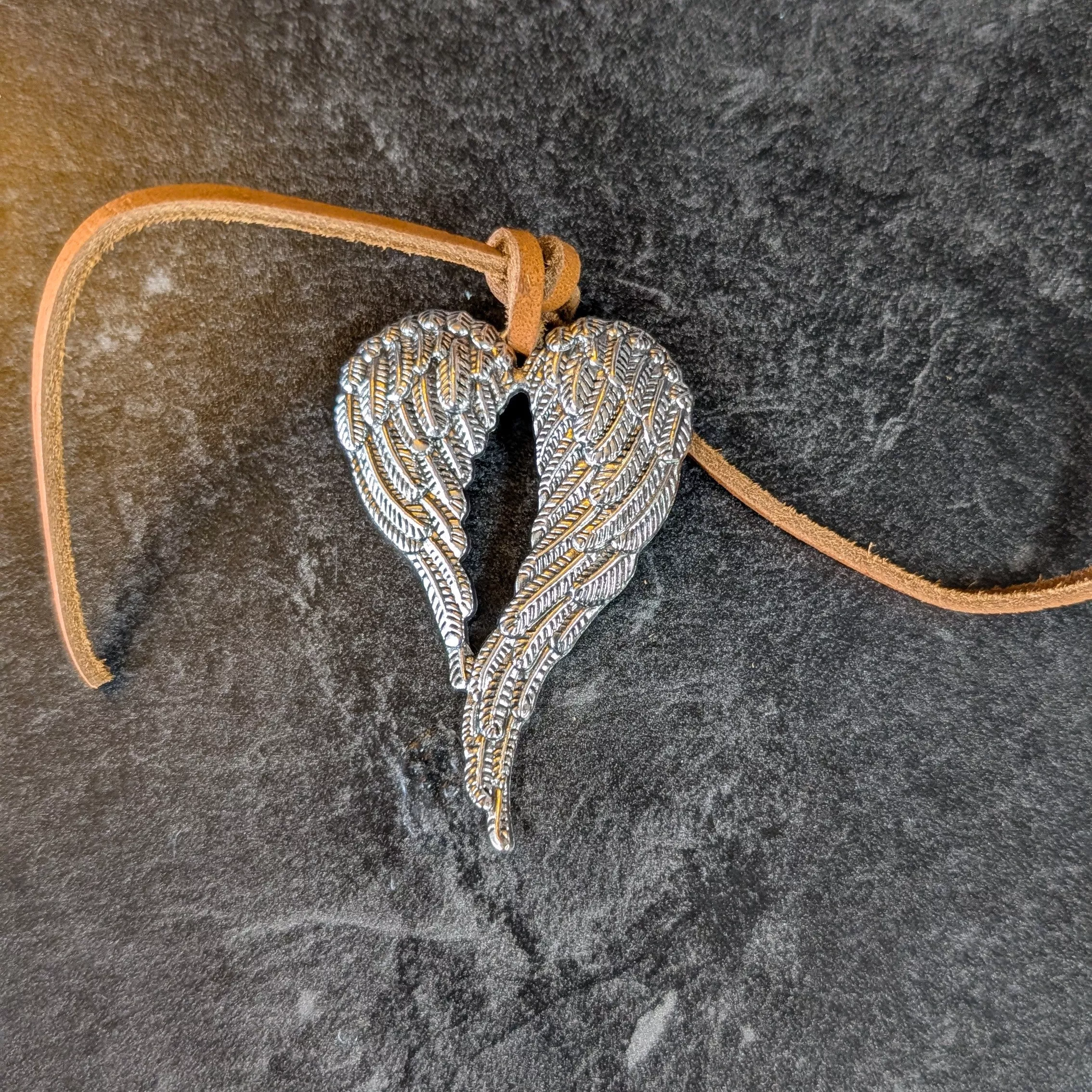 Leather String Saddle Charm