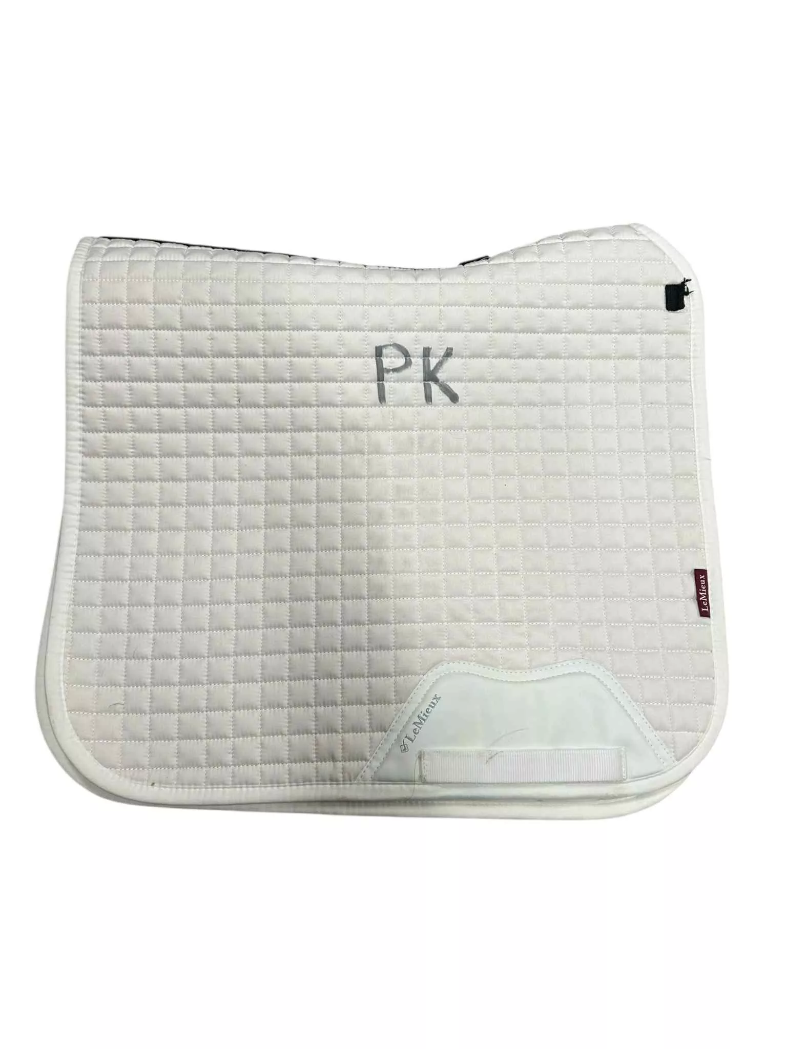 LeMieux Dressage Saddle Pad - White - Large- USED