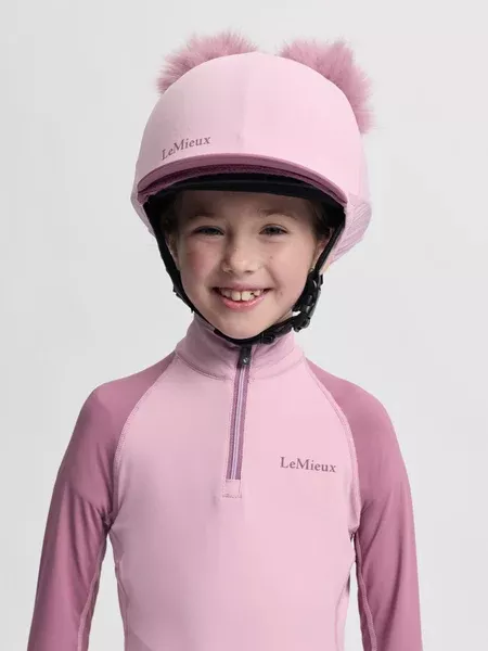 LeMieux Mini Double Pom Hat Silk Fondant