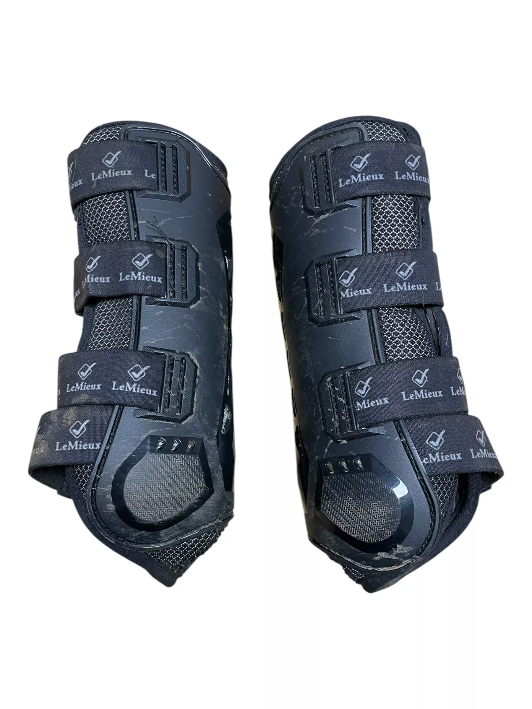 LeMieux Tendon Boots *Pair* - Black - M Front - USED