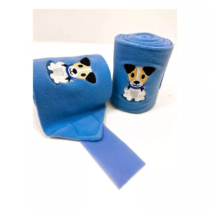 Lettia Collection Embroidered Puppy Polo Wraps