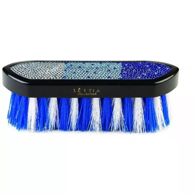 Lettia Sparkly Blue Crystal Ombre Brush Set