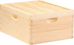 Little Giant 10-Frame Deep Hive Body with Frames, Natural Pine