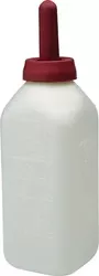 Little Giant Nursing Bottle with Snap-On Nipple, 2 qt, White